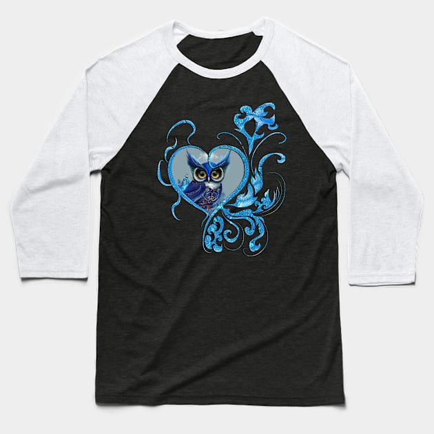 The Most Elegant Birds of Prey the beautiful Fantasy Owl Baseball T-Shirt by Nicky2342